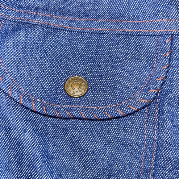 Tough skins Growing Girl Girls (Vintage) Jean Shirt /Jacket Size 7-EUC - Picture 3 of 9